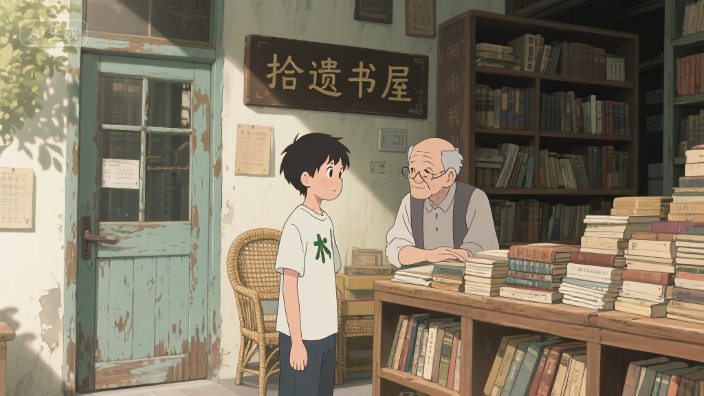 老书店里的旧信笺