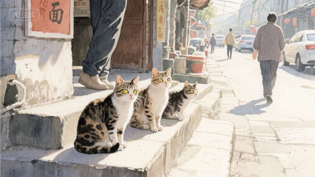 街角那些毛茸茸的 “邻居”:城市流浪猫观察日记
