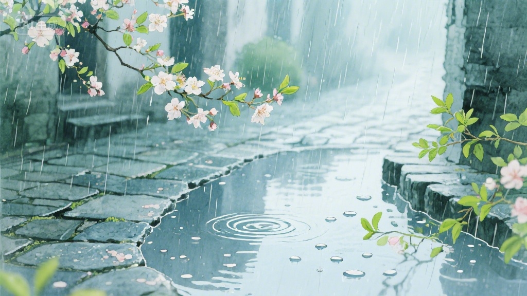 雨落人间，织就一场温柔的梦