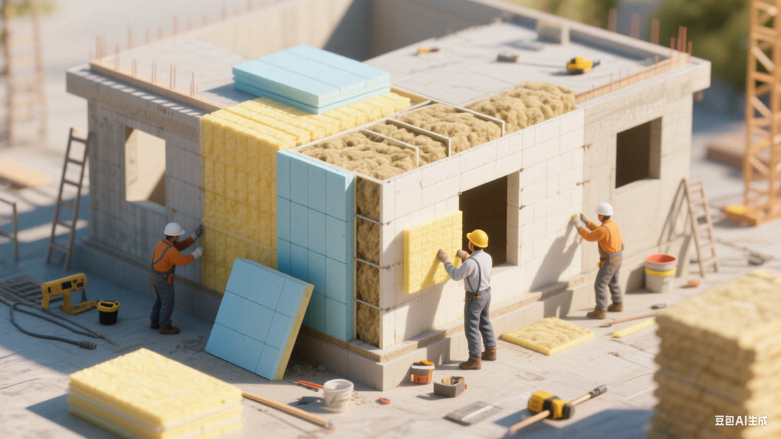 建筑保温：为居所披上温暖的 “防护衣”