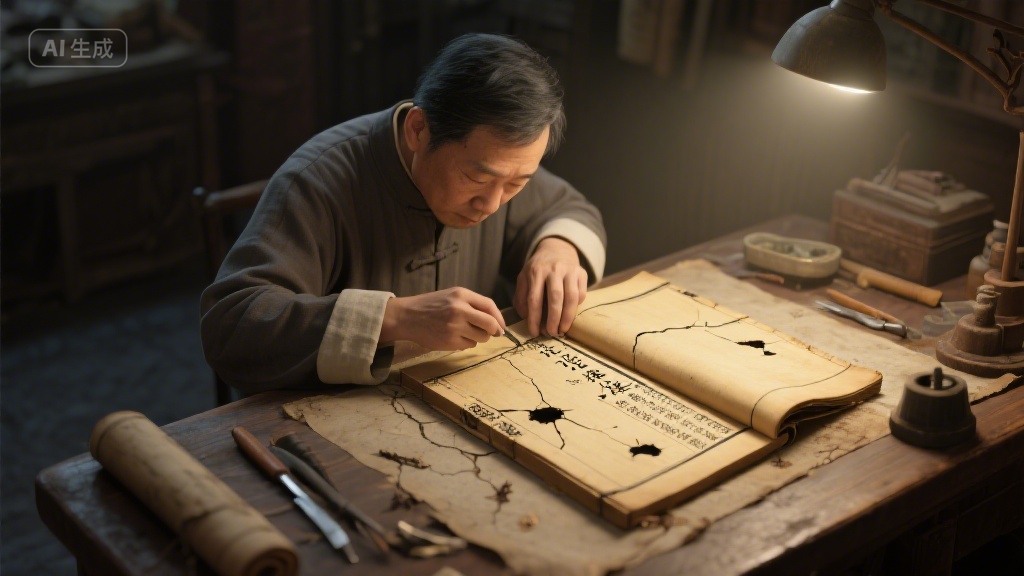 古籍修复师:在时光褶皱里打捞文明火种