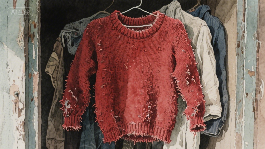 那件起球的旧毛衣，藏着我整个青春的暖