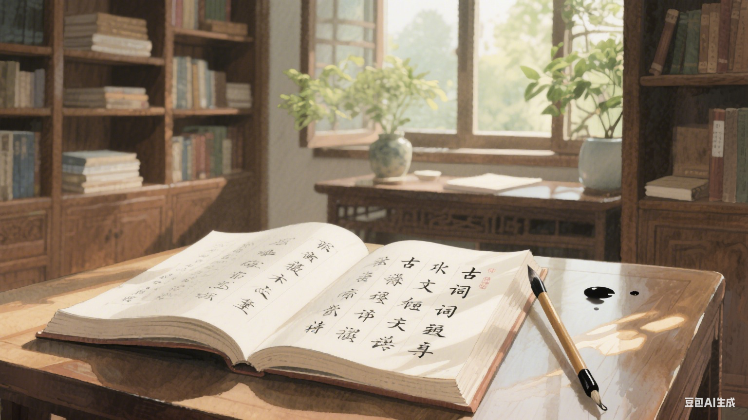 墨香漫过时光的褶皱