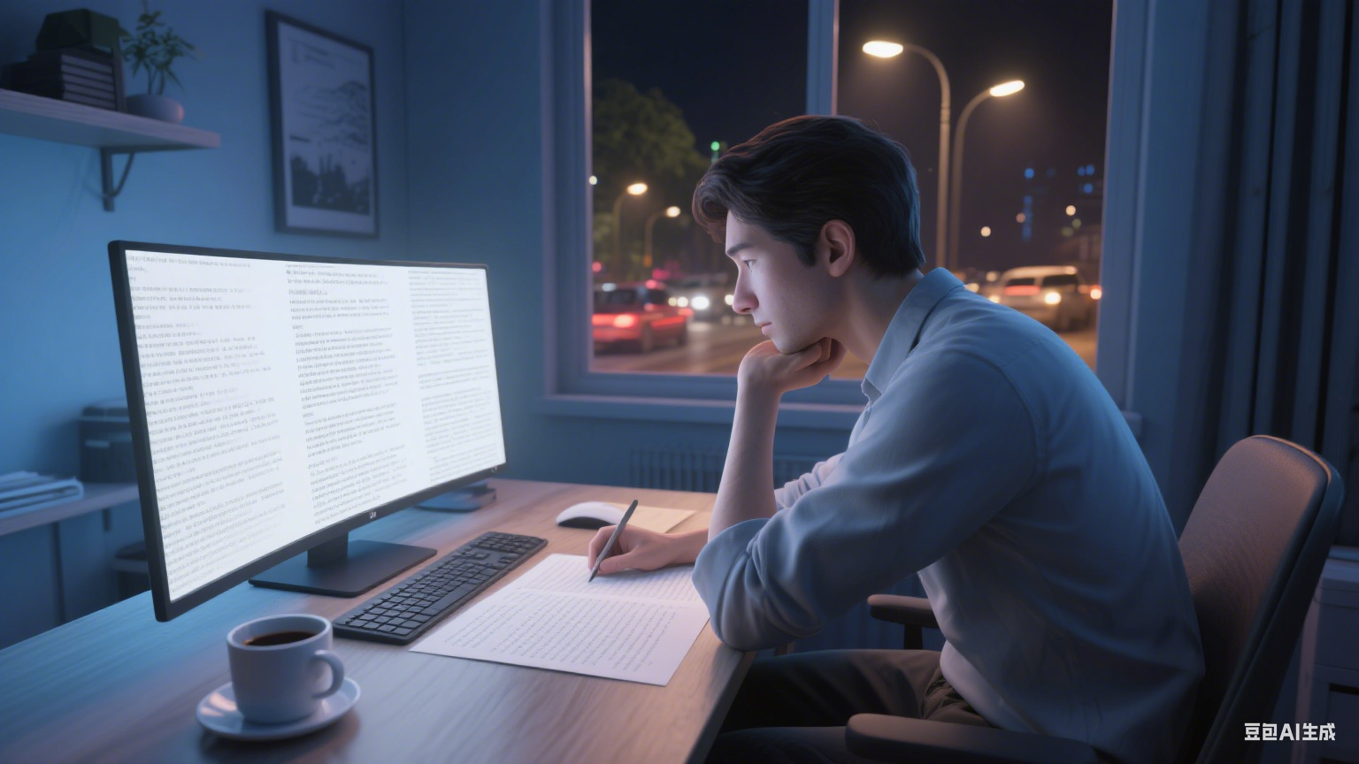 墨痕里的终章：当文字终于停在那一页