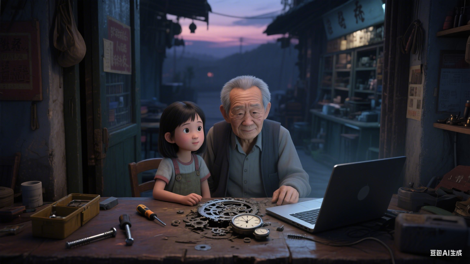 老钟表铺里的数智微光