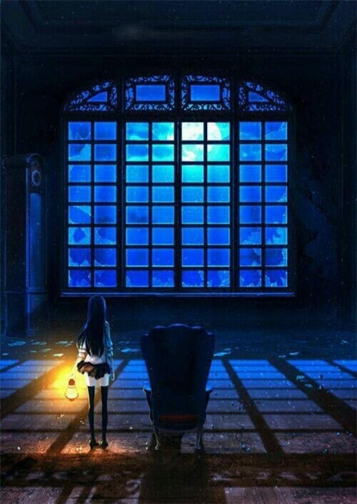 窗台上的月光与晾衣绳上的黄昏