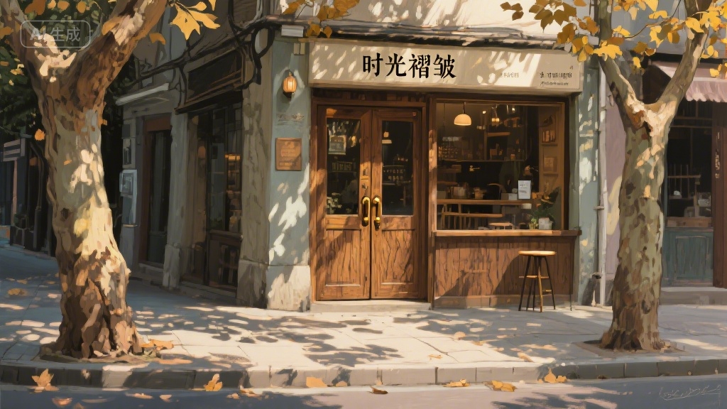 街角咖啡馆的时光褶皱