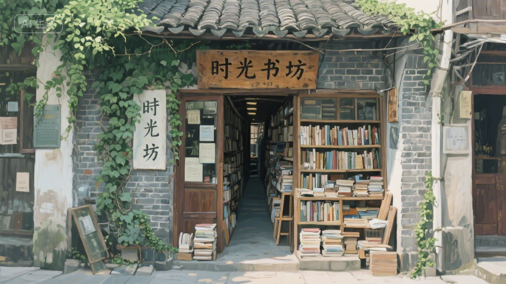 巷子里的旧书店，藏着多少人的青春碎片