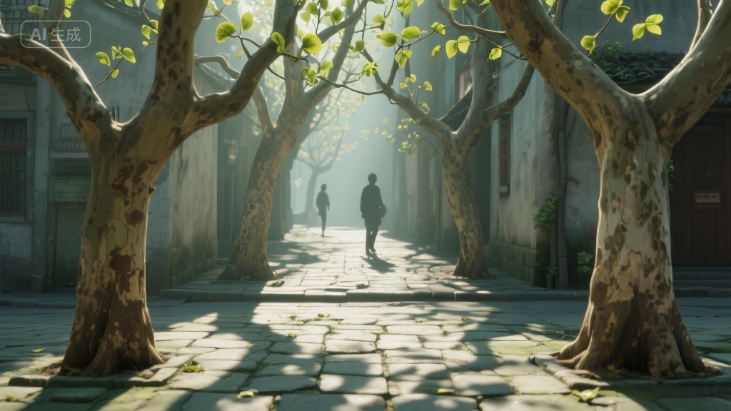 梧桐叶上的时光信笺