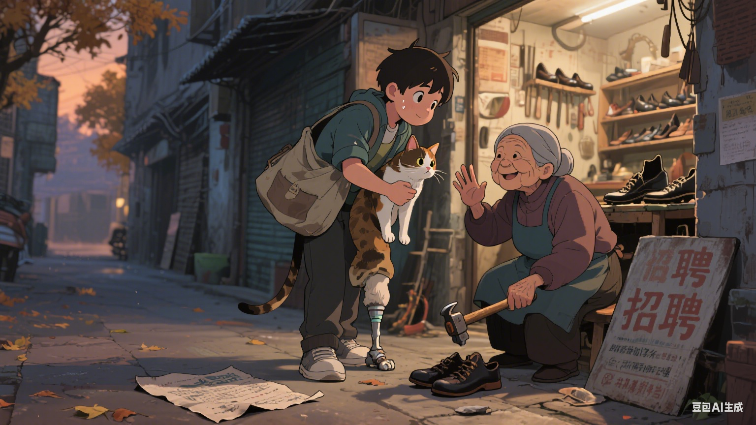 巷口的灯与掌心的暖