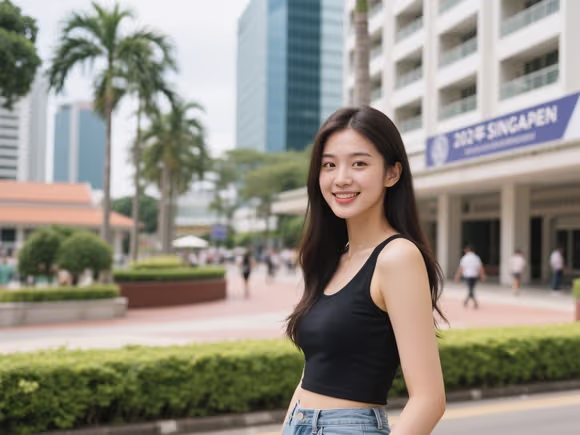 留学新加坡的美女多吗