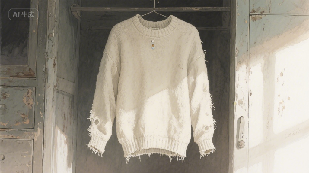 旧毛衣里的时光褶皱
