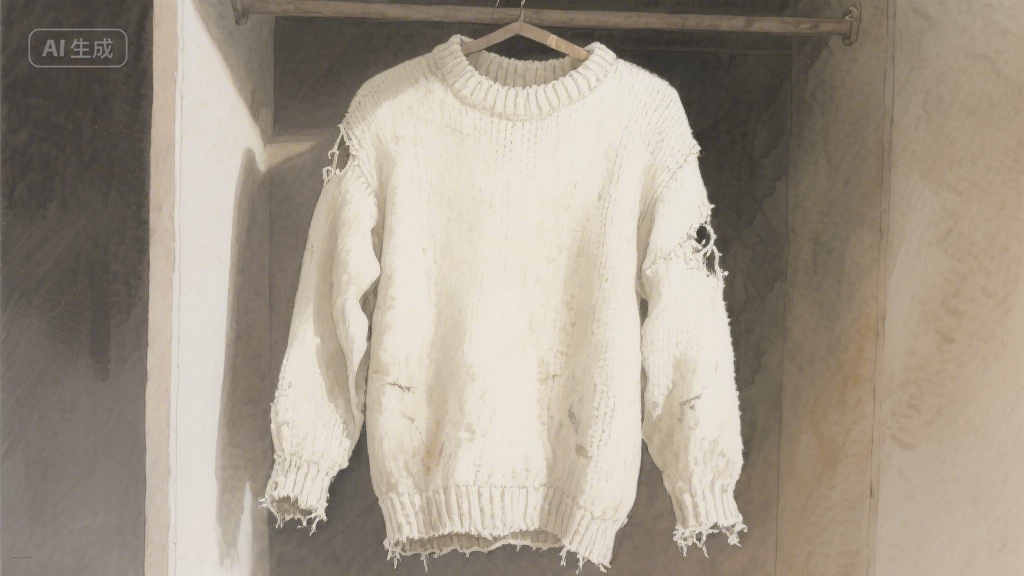 旧毛衣里的时光褶皱