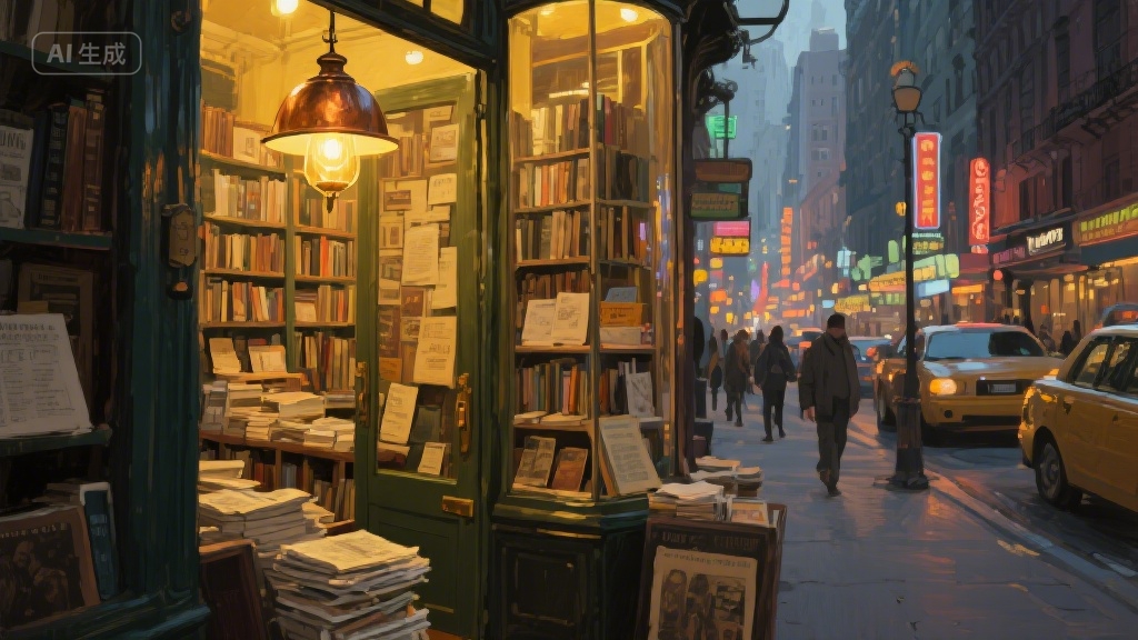 城市街角的旧书店：时光褶皱里的墨香秘境