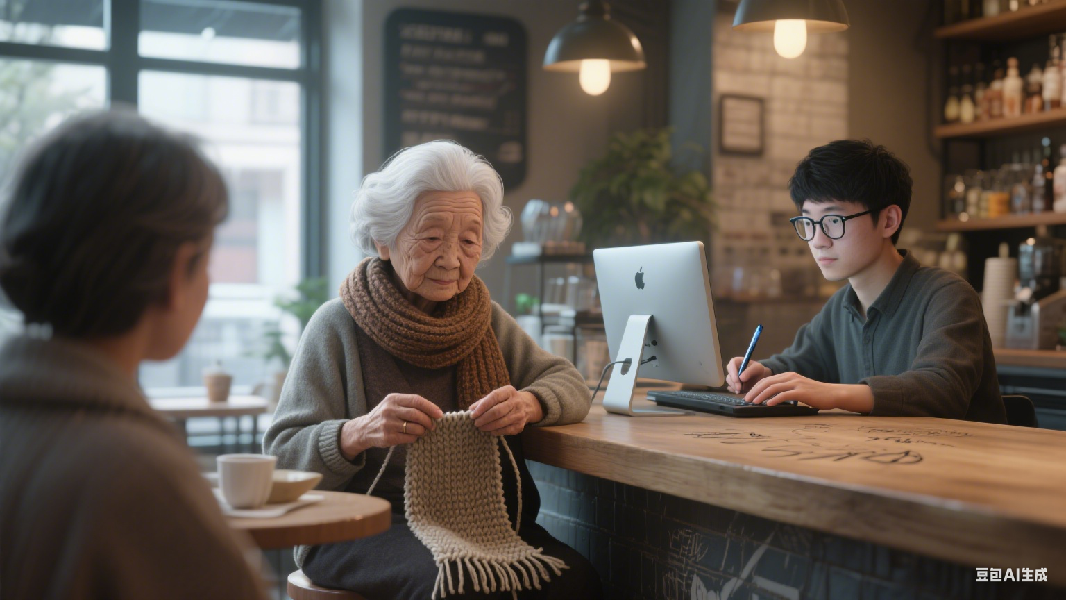 街角那间总坐满陌生人的咖啡馆