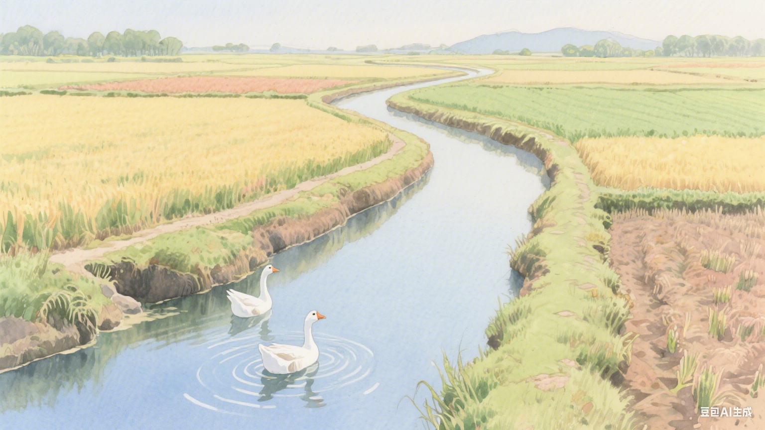 麦浪深处的旧时光