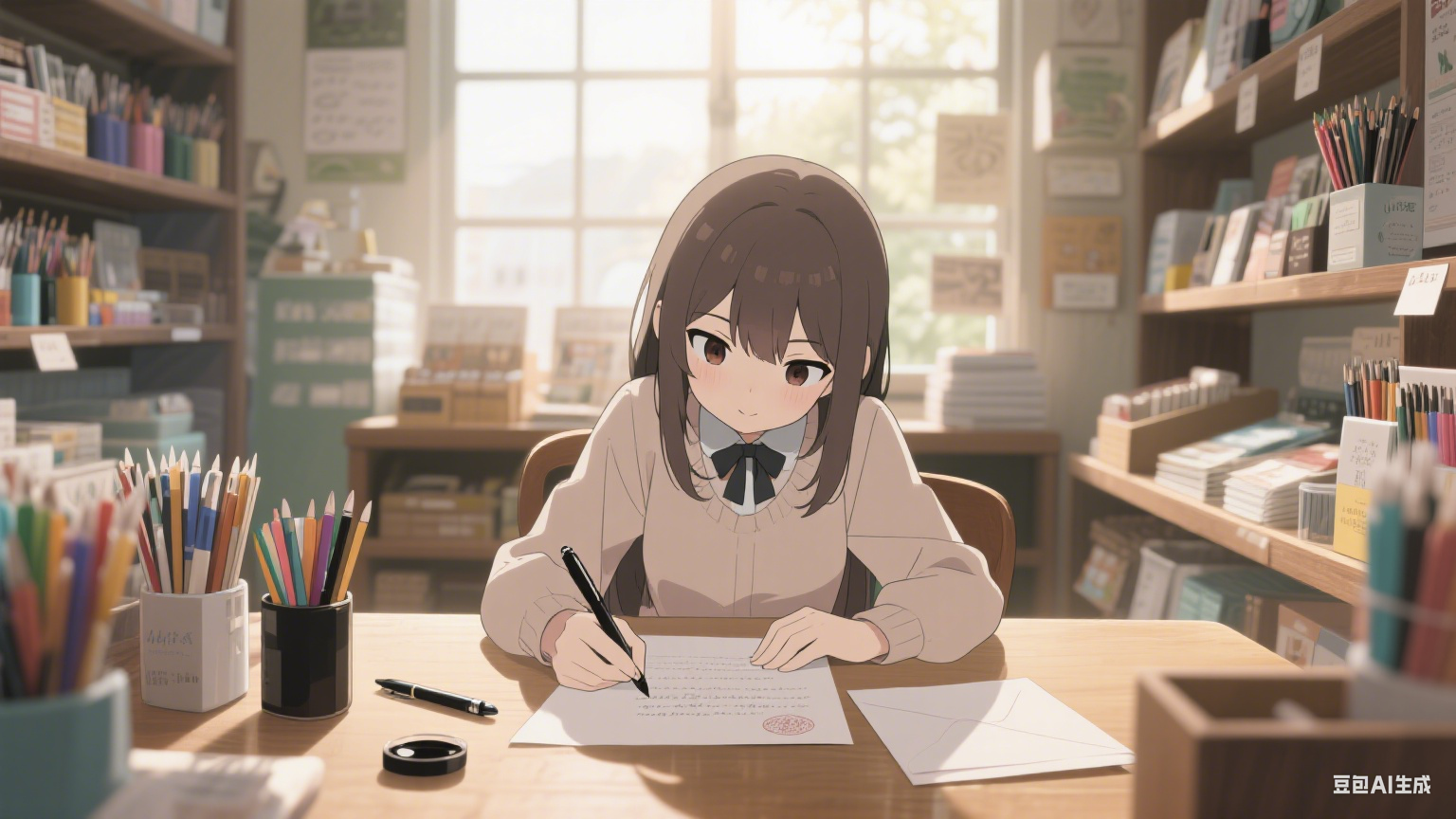 笔尖流淌的温柔，是岁月最好的回信