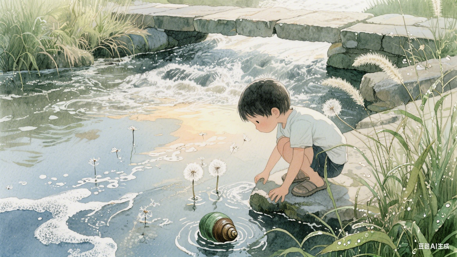 水位线里的时光褶皱