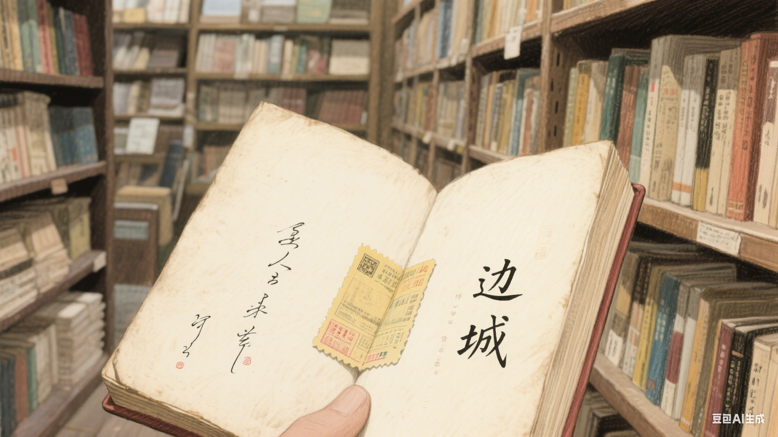 墨香里的时光褶皱