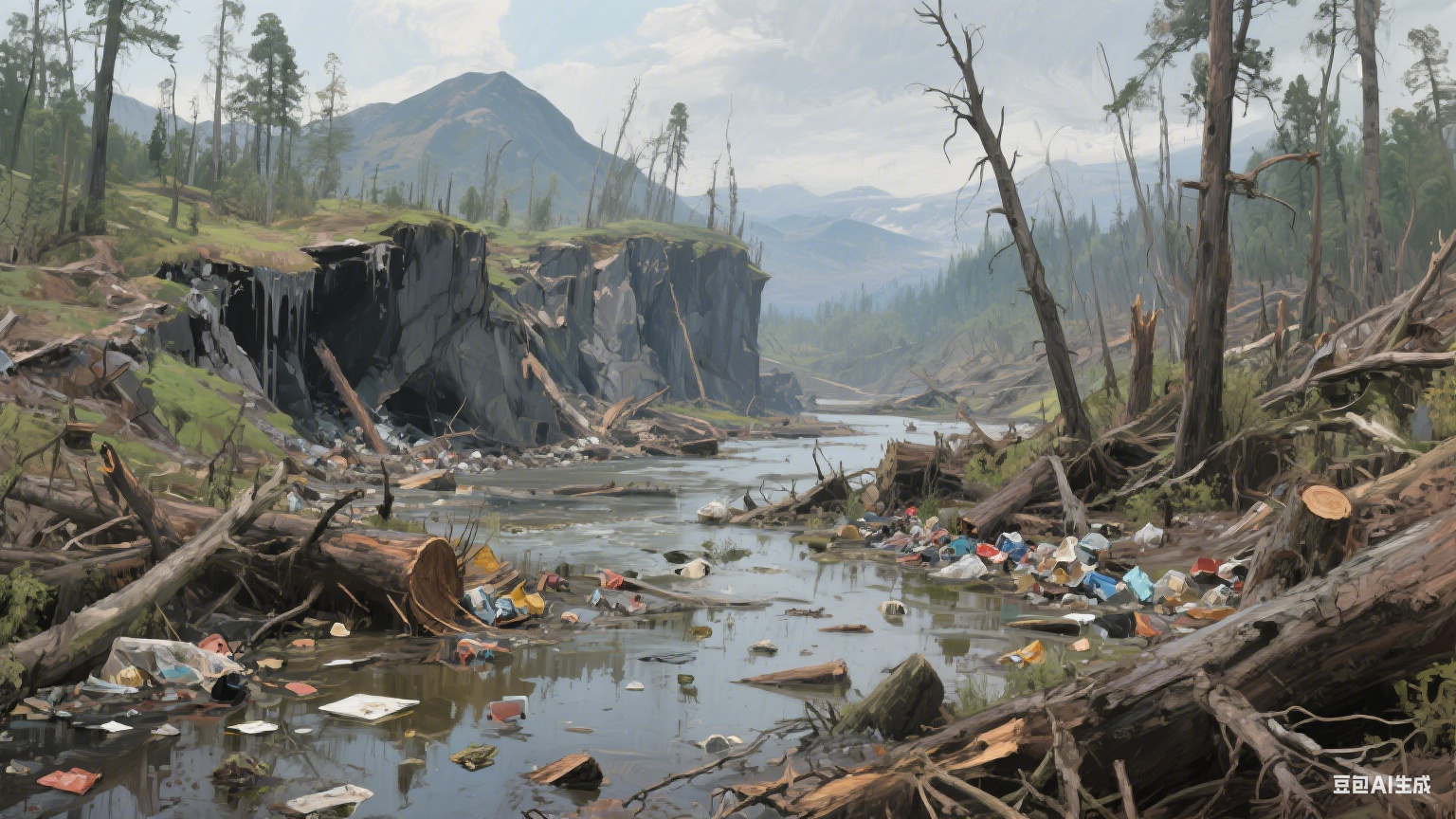 伤痕里的警示：生态破坏的多维镜像与现实追问