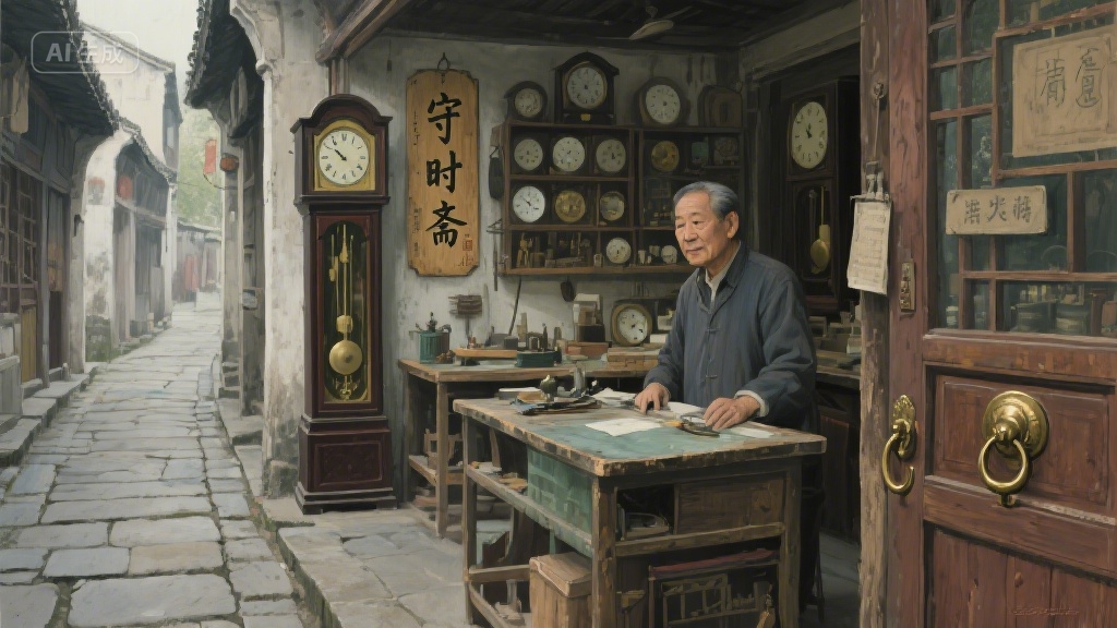 老钟表铺的时光密码