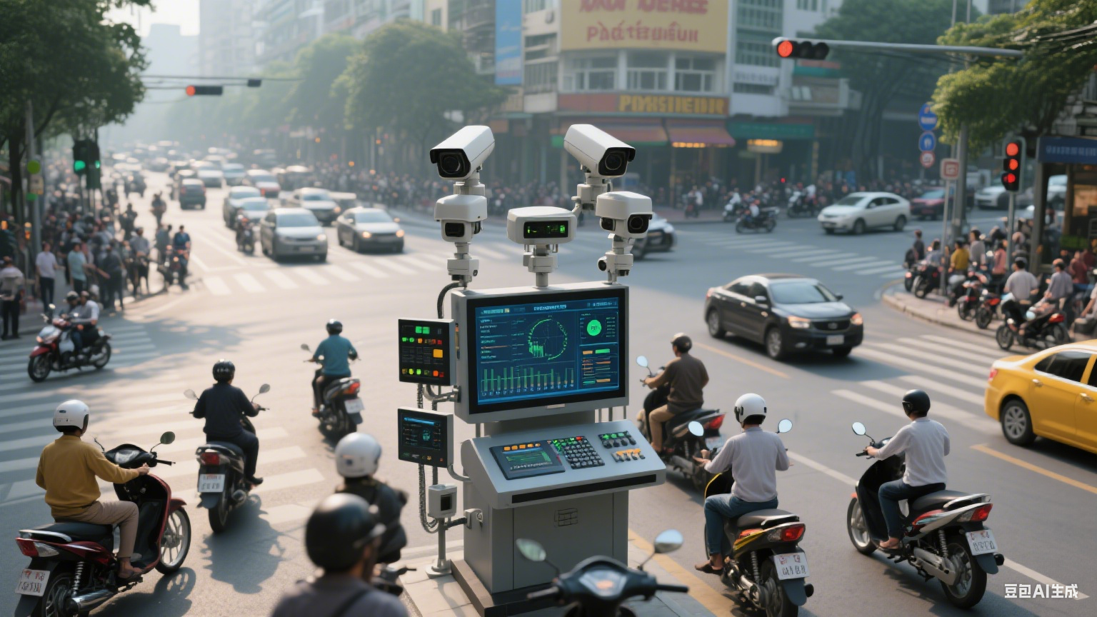 胡志明市理工大学研发 “智能交通信号控制器” 试点路口拥堵时长减少 32%
