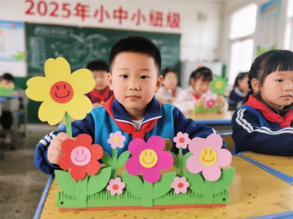 二年级手工制作花