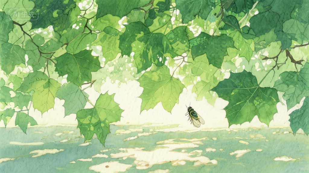 梧桐叶上的时光信笺