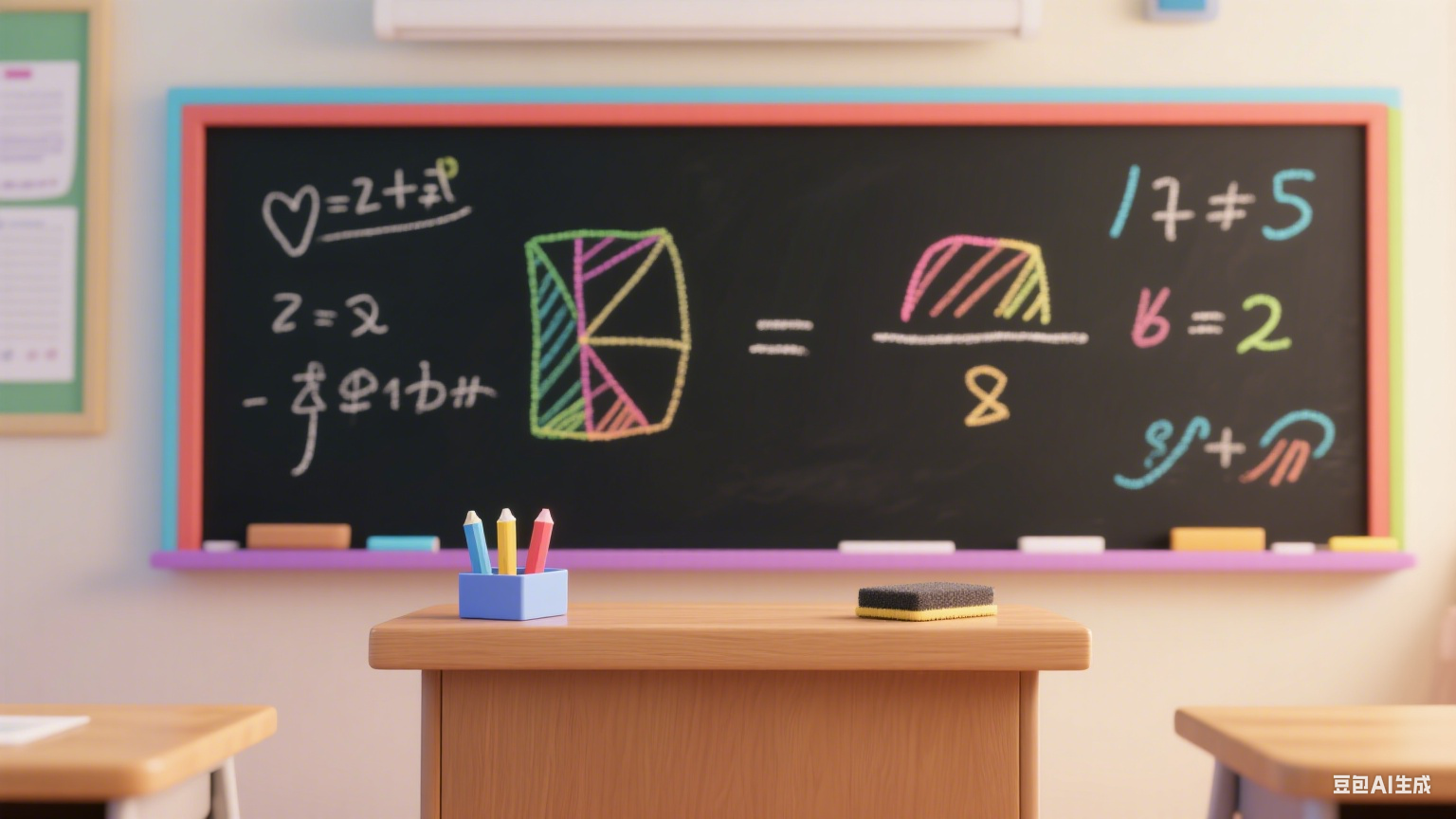 黑板上的小天地