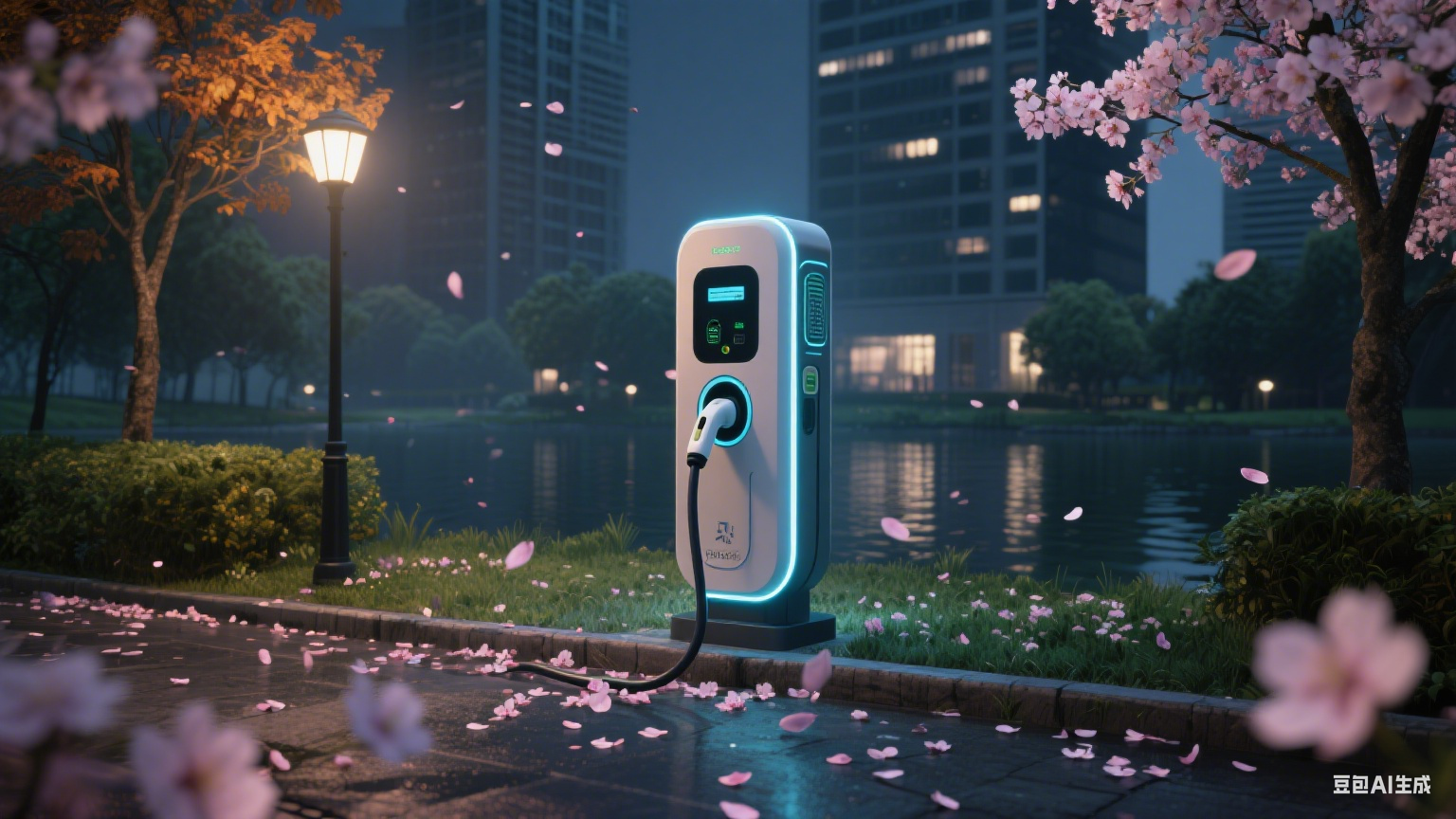 电流里的星芒：充电桩与城市的温柔共振
