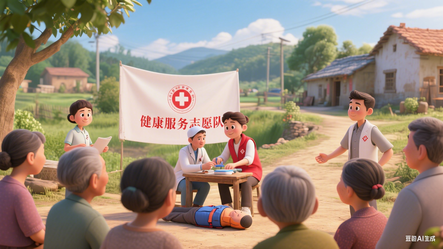 临港医学院组建 “健康服务志愿队” 深入乡村开展医疗帮扶活动