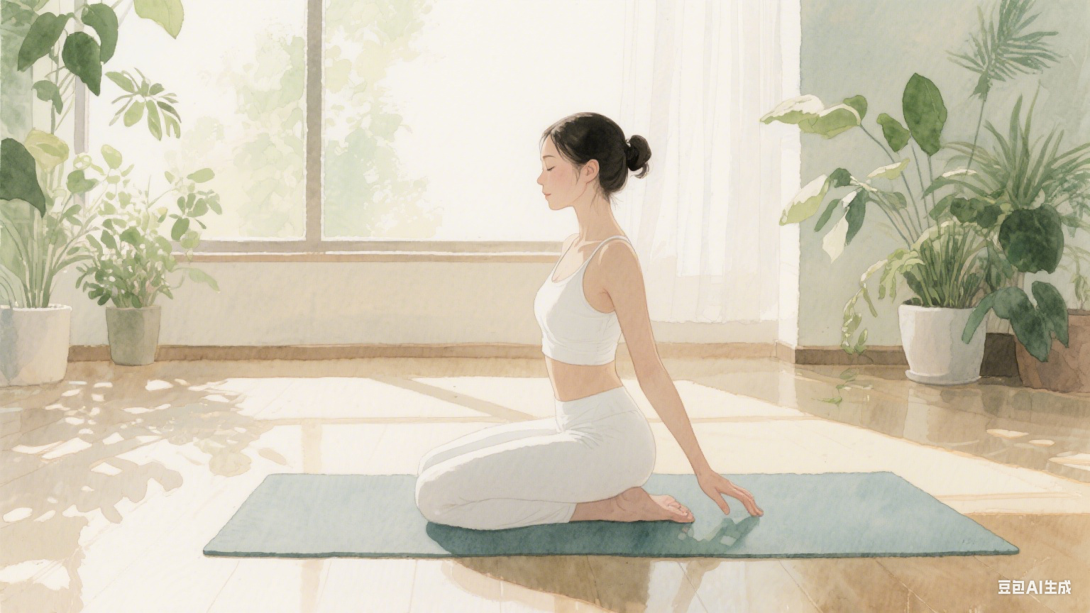 瑜伽垫上的光阴故事