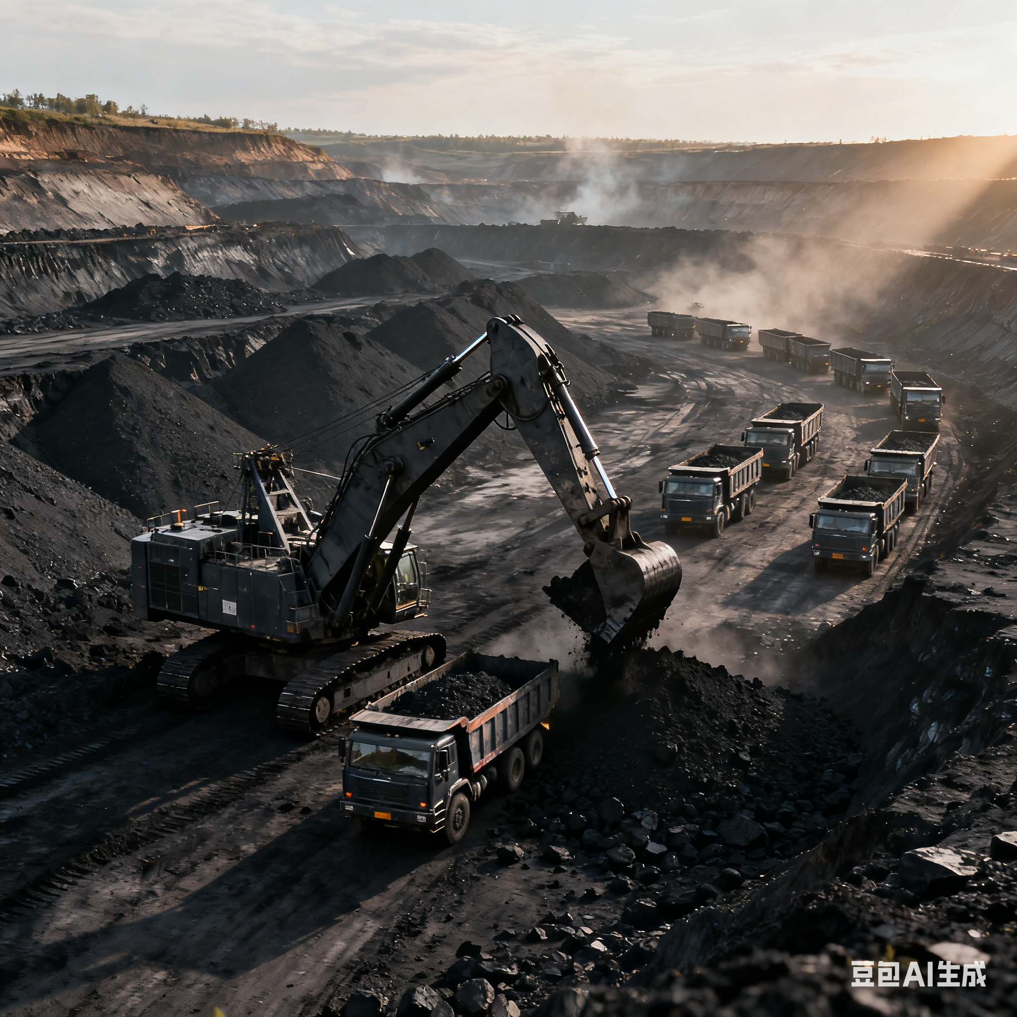 钢铁巨兽与草原新芽:露天煤矿如何平衡能源使命与安全生态?