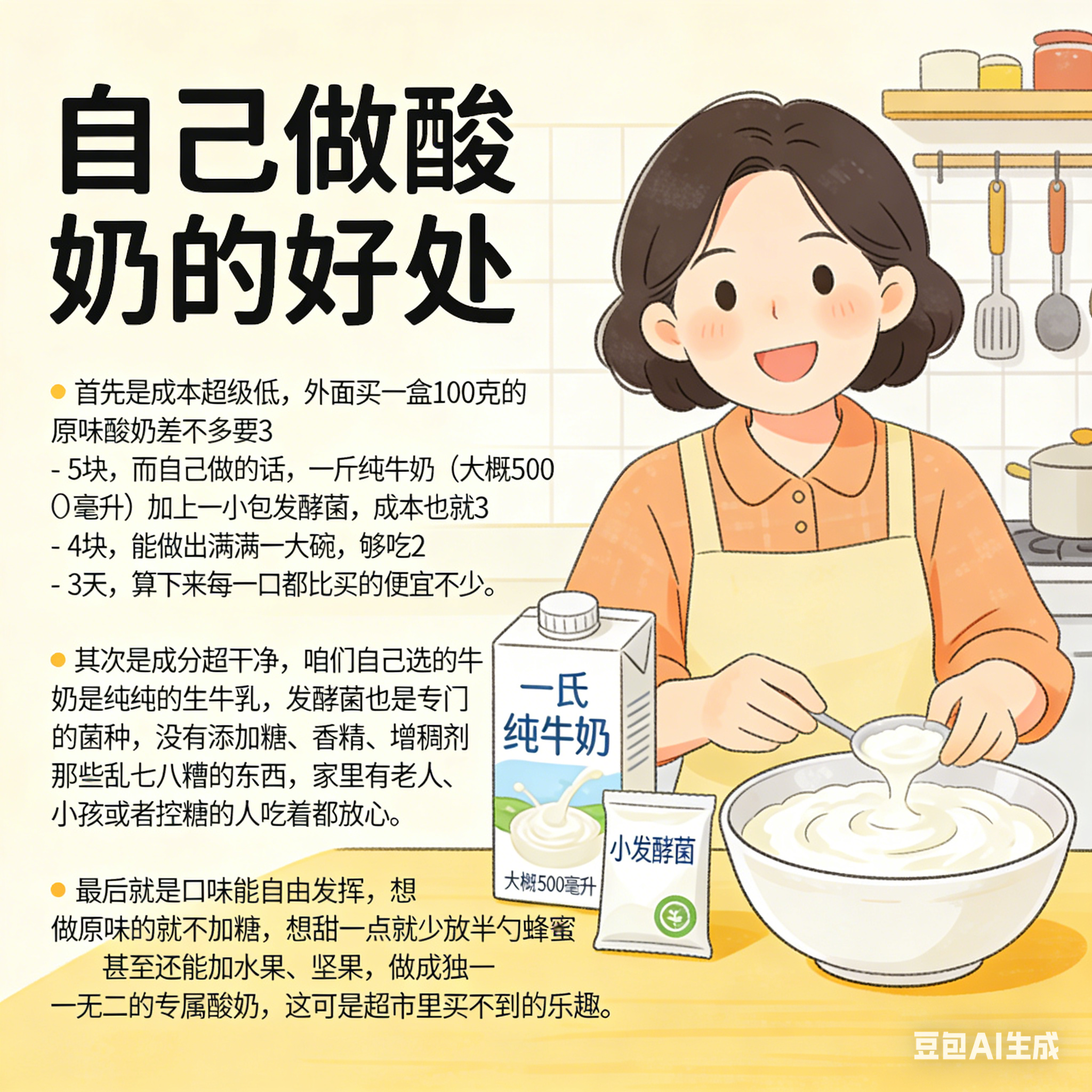 为什么说在家自制酸奶既简单又划算,还能轻松搭配出多种美味?