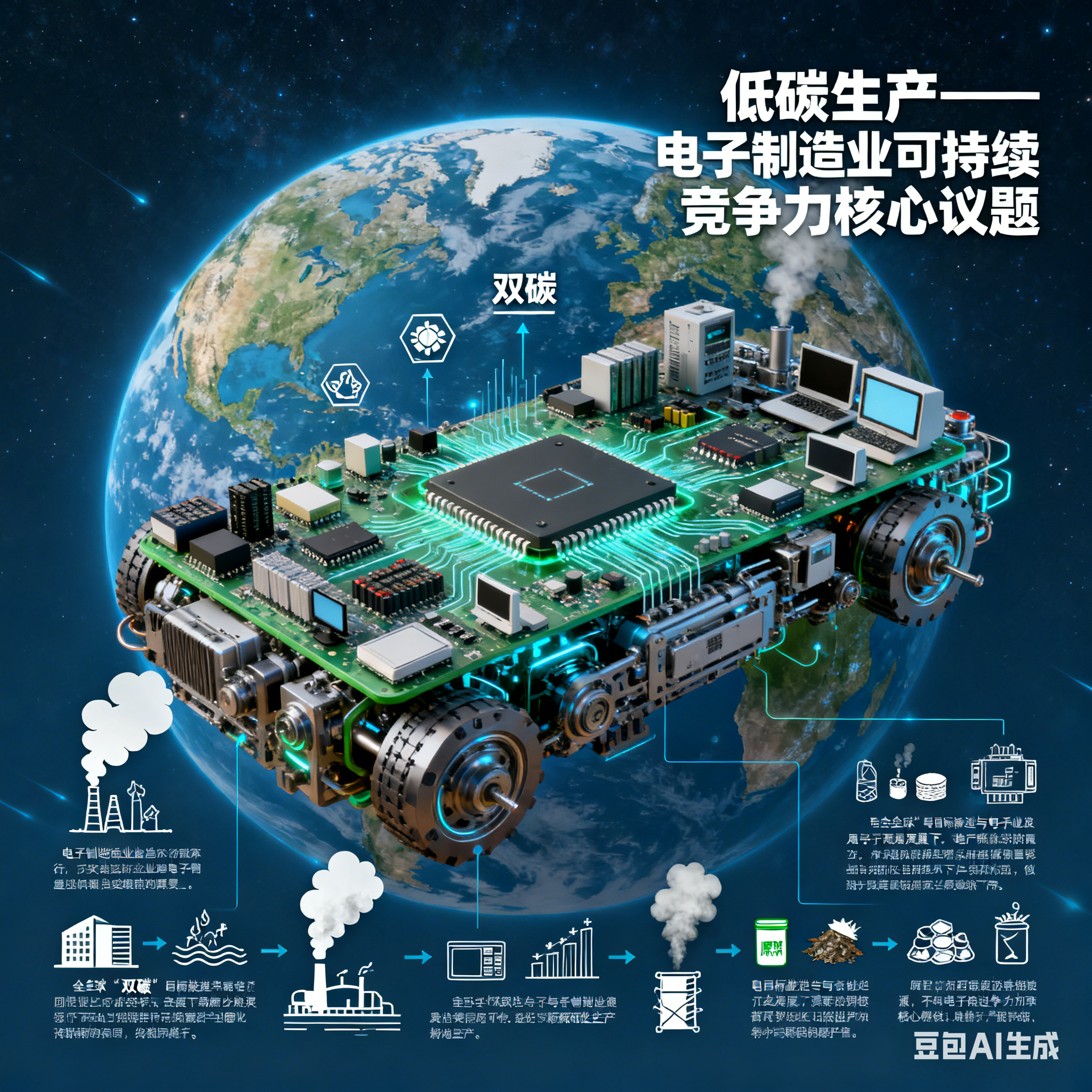 电子制造领域如何通过全流程优化实现真正的低碳生产,关键路径与实践方法有哪些?