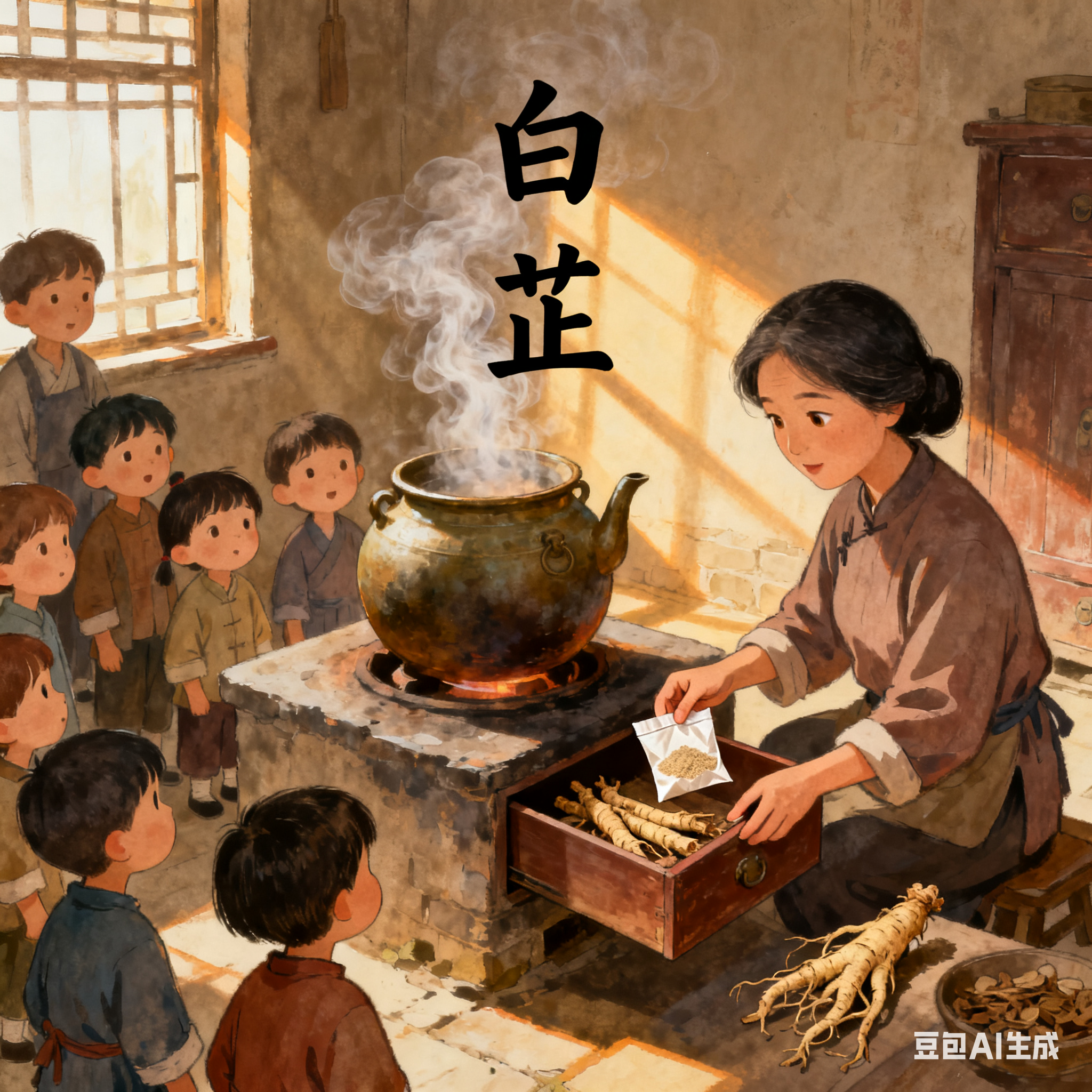 那株藏在时光里的白芷,究竟藏着多少温柔与治愈?